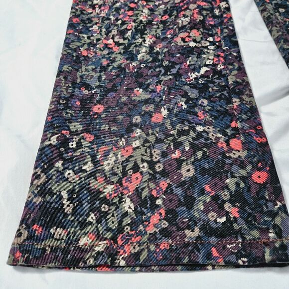 Gloria Vanderbilt Amanda Womens Pants Multi-Color Size 12 Cotton Blend Button Zi - Picture 11 of 12